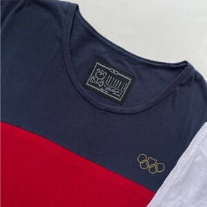 Entree LS Misunderstood Olympic Color Block Panel Tee XL